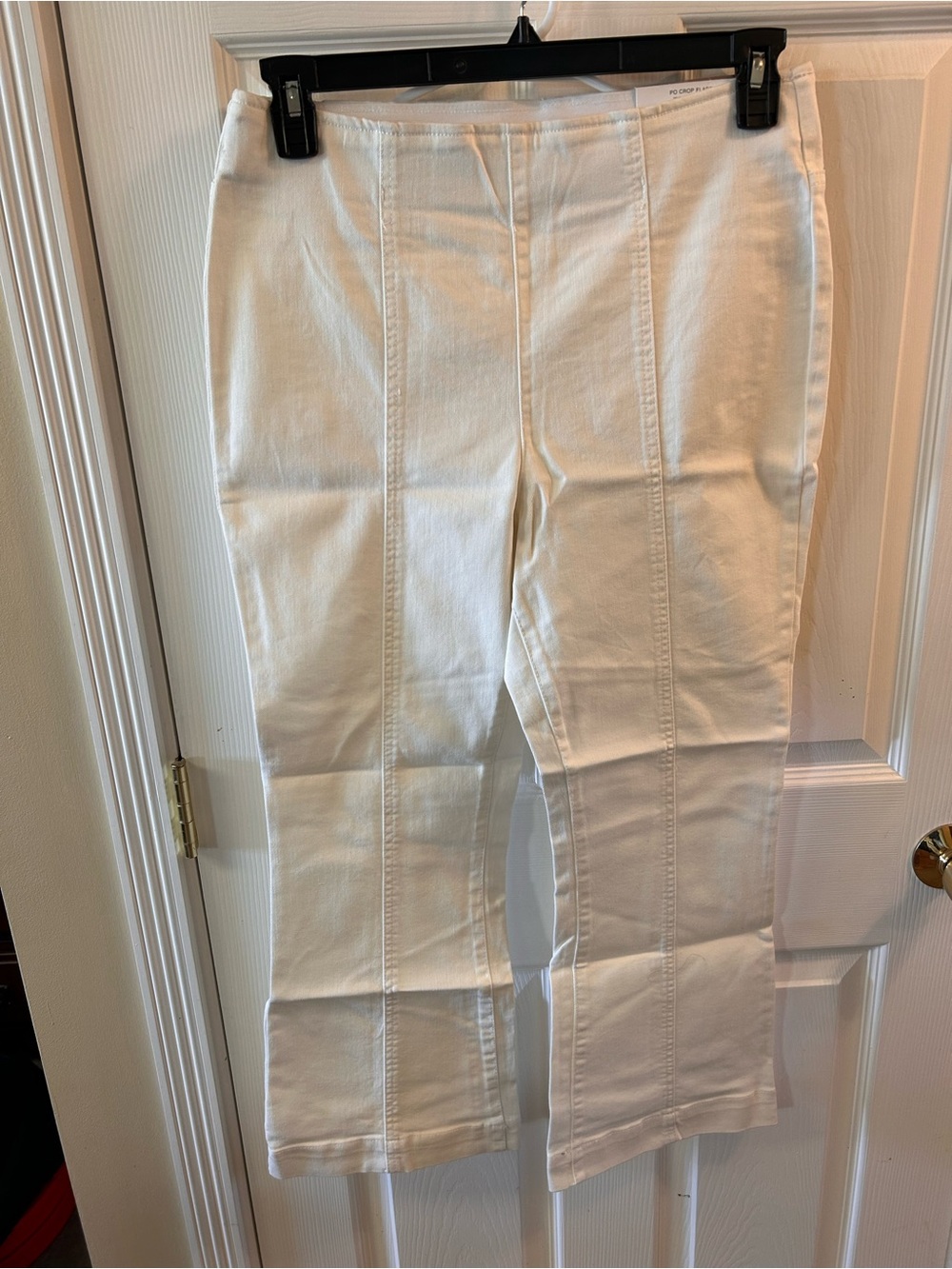 INC International Concepts white Ankle Seam-Panel Jeans